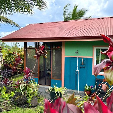 Tropical Zen Bungalow Pahoa Exteriör bild
